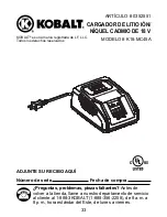 Preview for 33 page of Kobalt K18-MC45A Manual