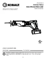 Preview for 33 page of Kobalt K18ND-06A Manual