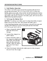 Preview for 9 page of Kobalt KB 124-03 Manual