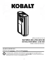 Preview for 7 page of Kobalt KB 245-06 Manual