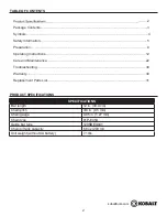 Preview for 2 page of Kobalt KCS 120-06 User Manual