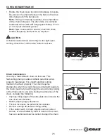 Preview for 25 page of Kobalt KCS 120-06 User Manual