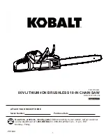 Kobalt KCS 4080-06 Manual предпросмотр