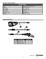 Предварительный просмотр 3 страницы Kobalt KPS 80-06 User Manual