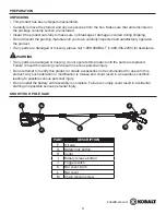 Preview for 8 page of Kobalt KPS 80-06 User Manual