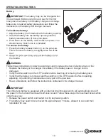 Предварительный просмотр 10 страницы Kobalt KPS 80-06 User Manual