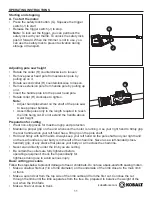 Предварительный просмотр 11 страницы Kobalt KPS 80-06 User Manual