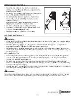 Preview for 13 page of Kobalt KPS 80-06 User Manual