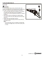 Предварительный просмотр 18 страницы Kobalt KPS 80-06 User Manual