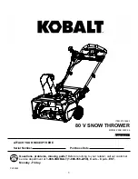 Kobalt KSB 5080-06 Manual preview