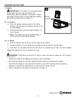 Предварительный просмотр 13 страницы Kobalt KST 120X-06 Manual