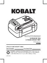 Предварительный просмотр 38 страницы Kobalt KST 2224B-03 Manual