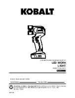 Kobalt KWL 224-03 Manual preview