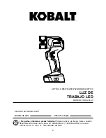 Preview for 9 page of Kobalt KWL 224-03 Manual