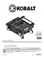 Kobalt KWS B7-06 Manual preview