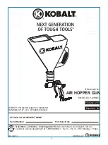 Kobalt SGY-AIR84TZ User Manual preview