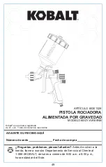 Предварительный просмотр 49 страницы Kobalt SGY-AIR88NB Manual