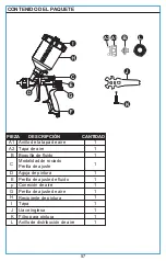 Предварительный просмотр 57 страницы Kobalt SGY-AIR88NB Manual