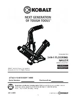 Kobalt SGY-NS7 Instruction Manual preview