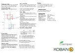 Preview for 12 page of koban 0769024 Manual