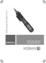 koban KM 8212 Manual preview
