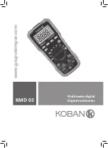 koban KMD 03 Instruction Manual preview