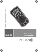 koban KMD 05 Instruction Manual предпросмотр