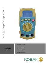 koban KMD-16 Manual preview