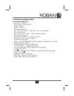 Предварительный просмотр 57 страницы koban KP-05 Instruction Manual