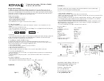 Preview for 3 page of koban KT3-LCD-NP Quick Start Manual