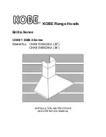 Preview for 1 page of KOBE Brillia CHX81 SQB-2 Series Installation Instructions And Operation Manual