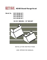 KOBE CH0130SQB Installation Instructions Manual preview