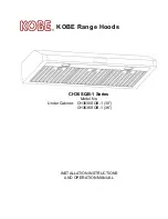 KOBE CH36 SQB-1 Series Installation Instructions And Operation Manual preview