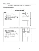 Preview for 7 page of KOBE CH77 SQB-5 Series Installation Instructions And Operation Manual