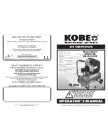 Preview for 1 page of KOBE CNL223 Operator'S Manual