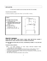 Preview for 6 page of KOBE CX1830GS-8 Installation Instructions And Operation Manual