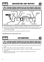 Предварительный просмотр 4 страницы KOBE HP5040K Operator'S Manual