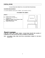 Preview for 8 page of KOBE IN2636SQB-1 Installation Instructions And Operation Manual