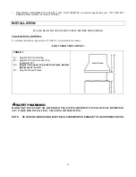 Preview for 7 page of KOBE IN2636SQB-1200 Installation Instructions And Operation Manual