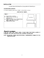 Preview for 7 page of KOBE IN2642SQB-1200-1 Installation Instructions And Operation Manual