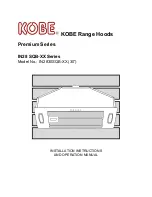 KOBE IN28 SQB Series Installation Instructions And Operation Manual preview