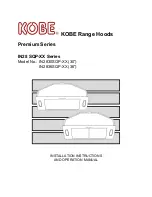 KOBE IN28 SQP Series Installation Instructions And Operation Manual preview