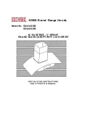 KOBE IS2436GSB Installation Instructions Manual preview