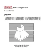 KOBE RA0230SQB-DC-5 Installation Instructions And Operation Manual preview