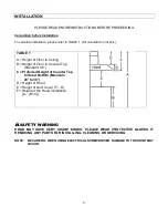 Предварительный просмотр 7 страницы KOBE RA2230SQB-1 Installation Instructions And Operation Manual