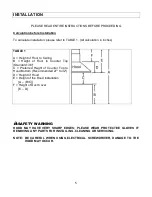 Предварительный просмотр 7 страницы KOBE RA2230SQF Installation Instructions And Operation Manual