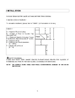 Preview for 8 page of KOBE RA9230SQB Installation Instructions And Operation Manual