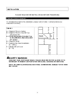 Предварительный просмотр 6 страницы KOBE RA9436SQB Installation Instructions And Operation Manual