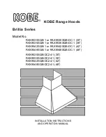 Preview for 1 page of KOBE RAX9530SQB-1 Installation Instructions And Operation Manual