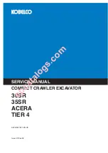 Kobelco 30SR Service Manual preview